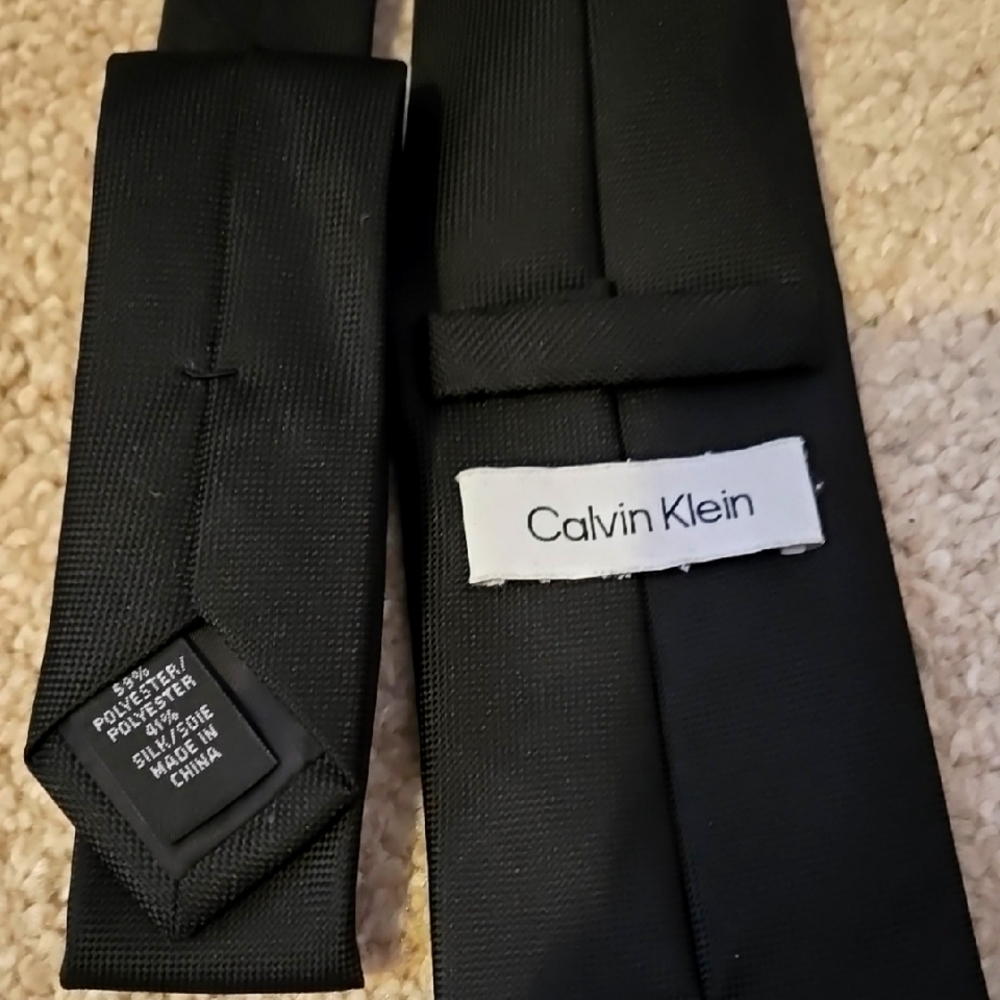 Calvin Klein Black Necktie